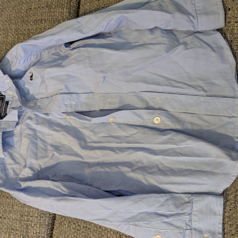 Vineyard Vines Light Blue Striped Shirt